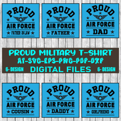 Proud Military T-shirt Design Bundle Vol-3 cover image.