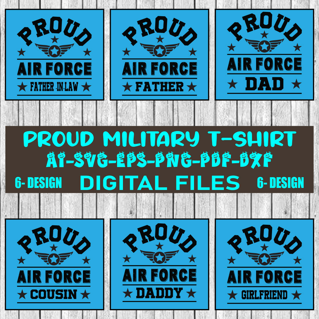 Proud Military T-shirt Design Bundle Vol-3 cover image.