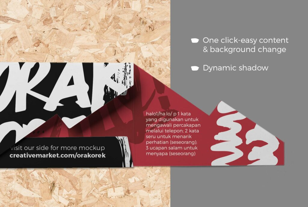 Interlock Envelope Brochure Mockup – MasterBundles