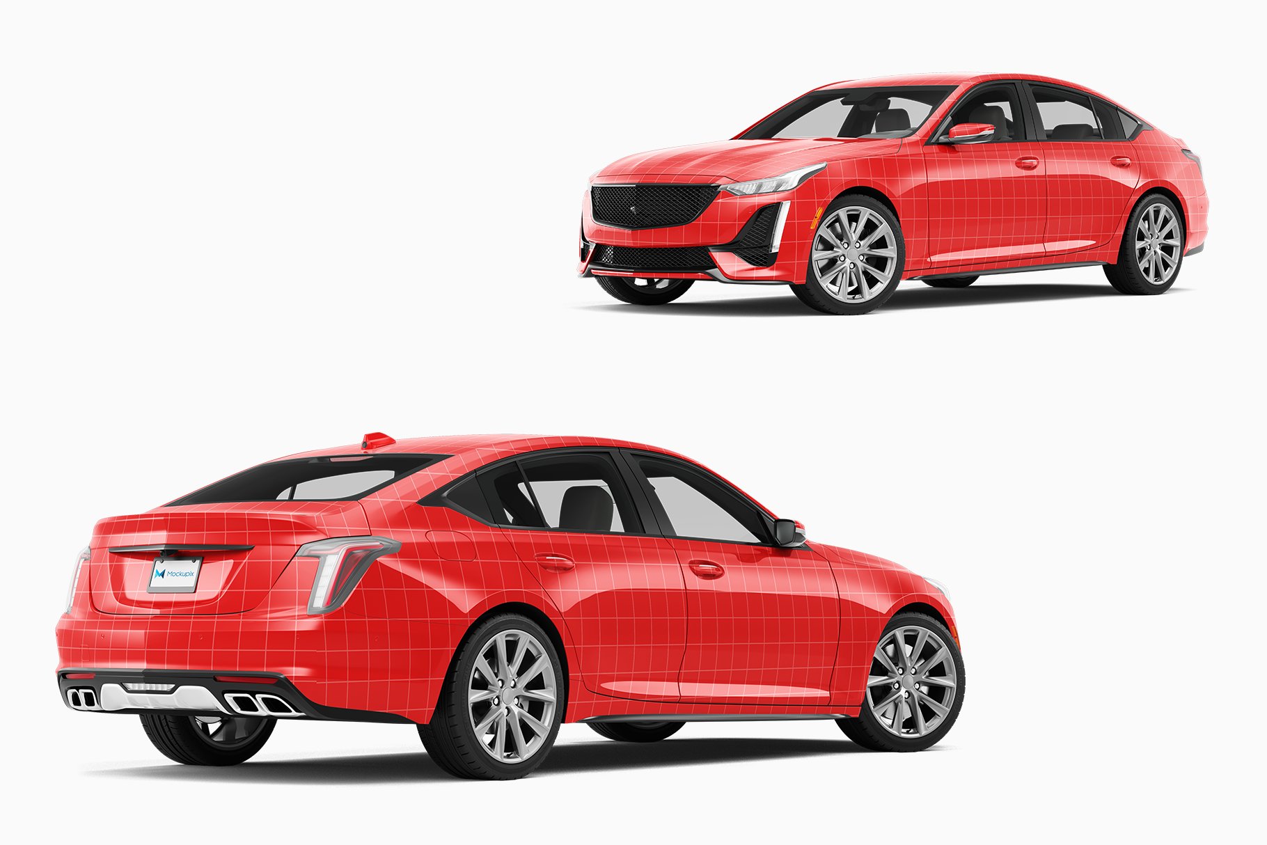 08 cadillac ct5v car mockup 990