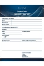 25 Best Police Report Templates for 2023 – MasterBundles