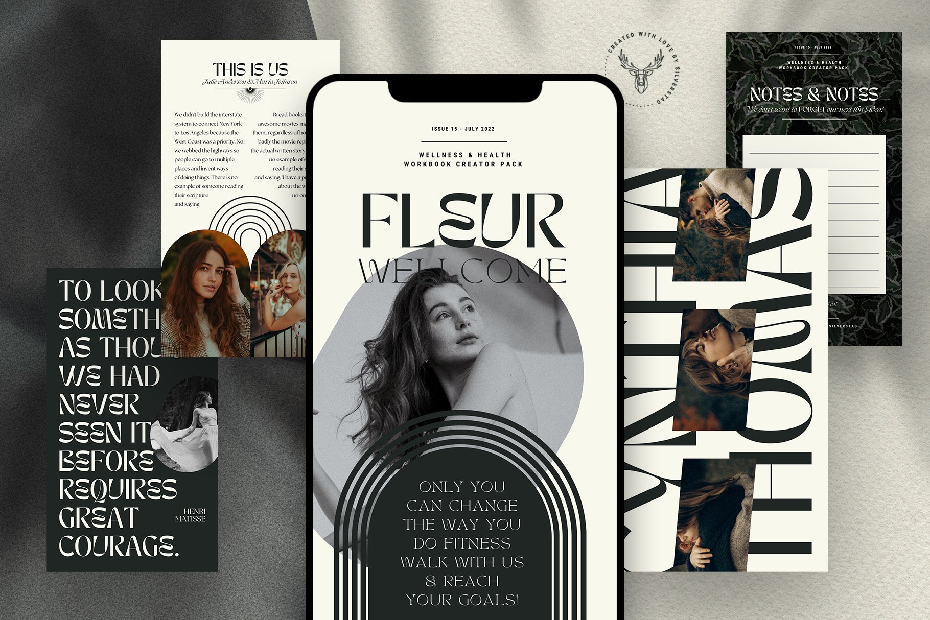 09 fleur canva instagram story templates by silver stag 630