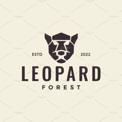 black head leopard hipster logo cover image.