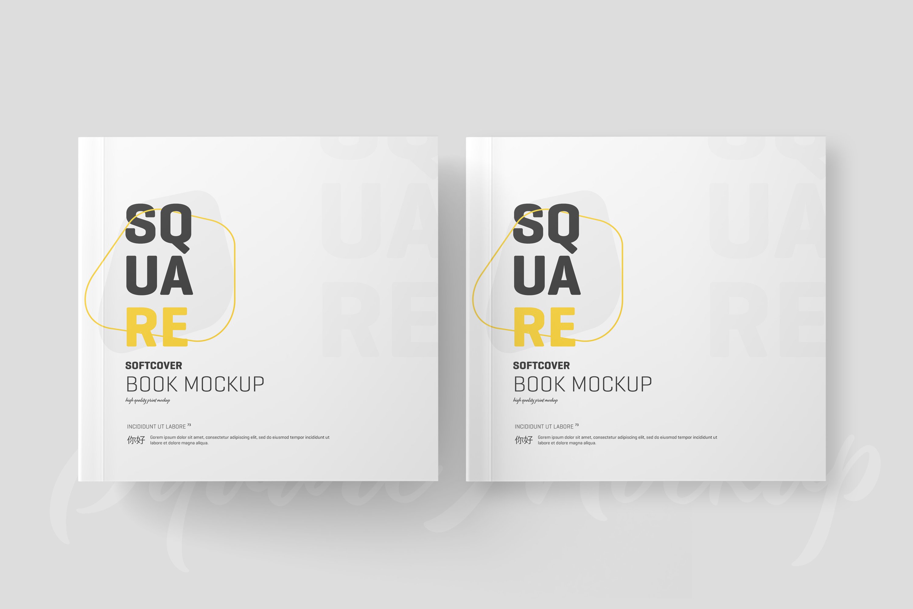 09 softcover square book cover mockup 88