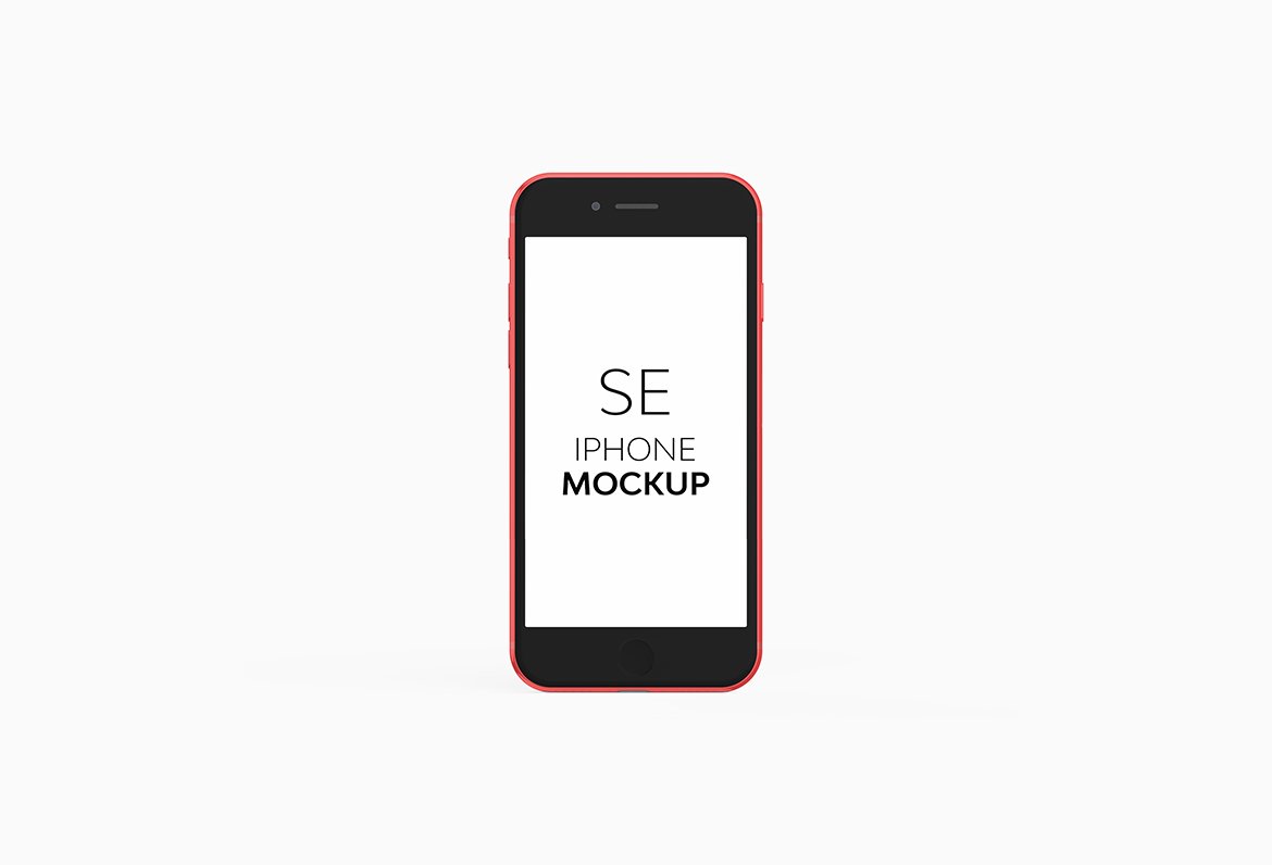 iPhone SE Mockup preview image.