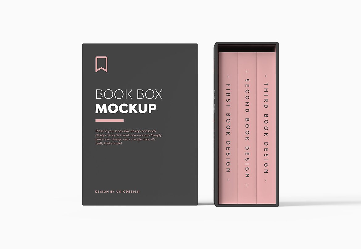 Book Box Mockup preview image.
