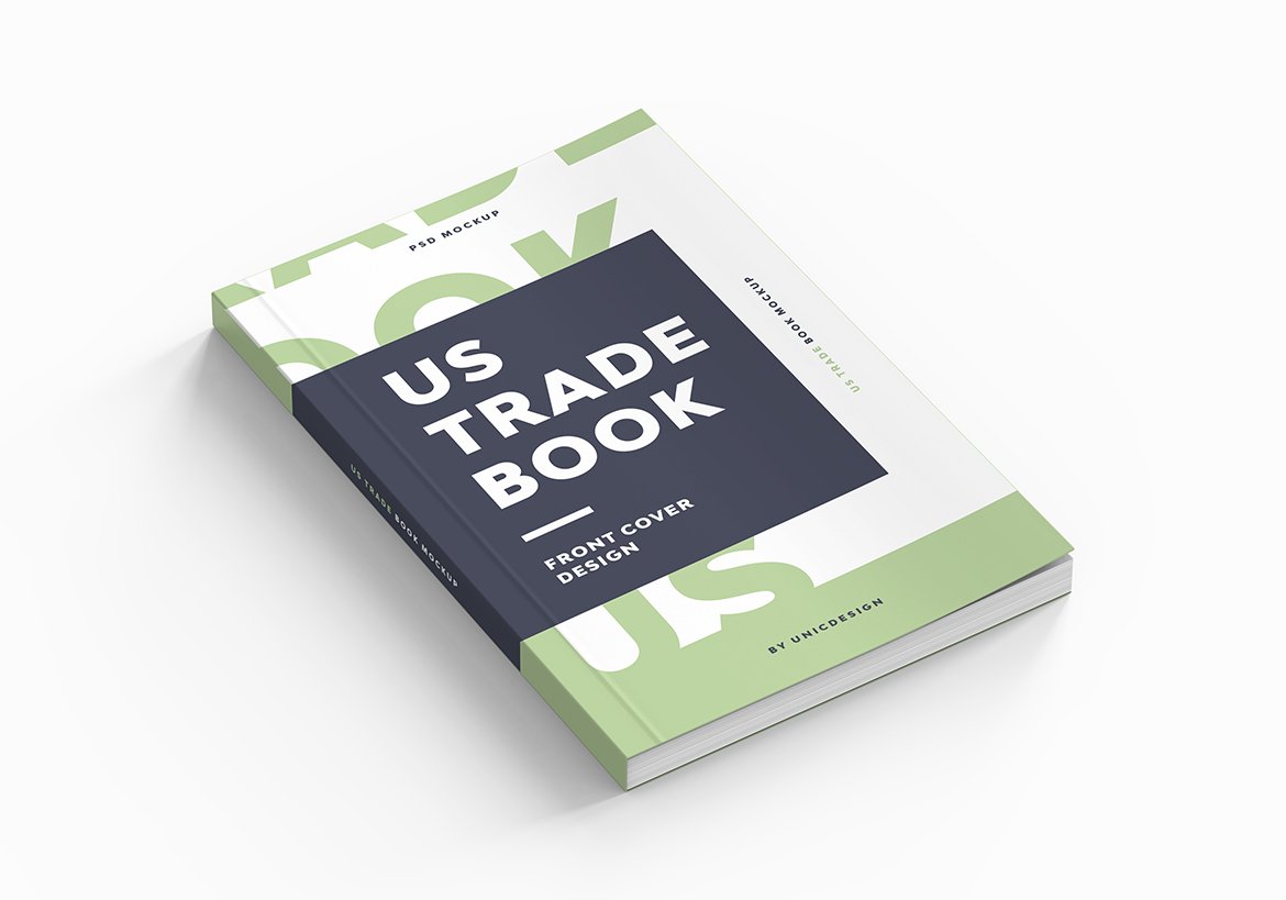 US Trade Book Mockup preview image.