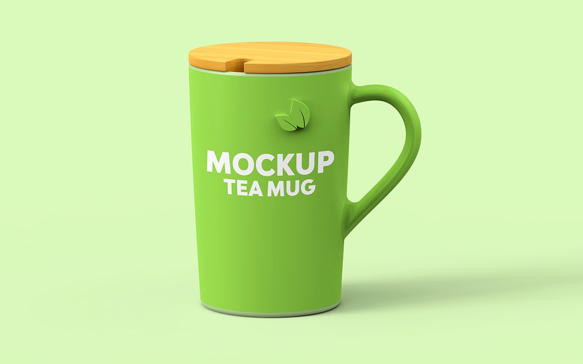 Tea Mug Mockup preview image.