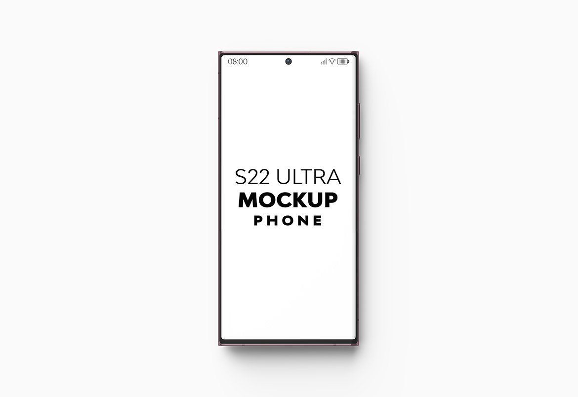 S22 Ultra Phone Mockup preview image.