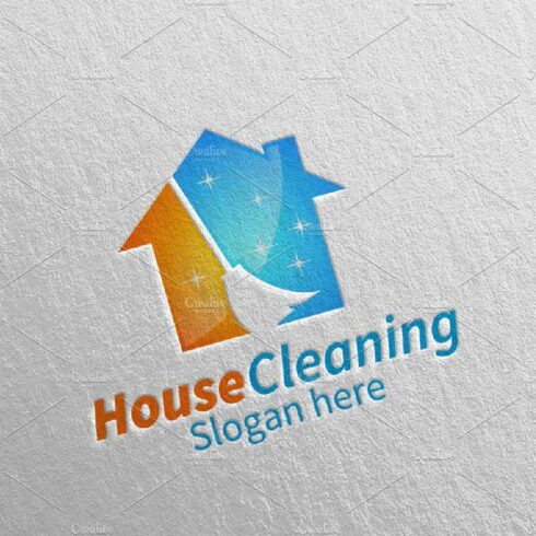 House Cleaning Services Logo Design cover image.