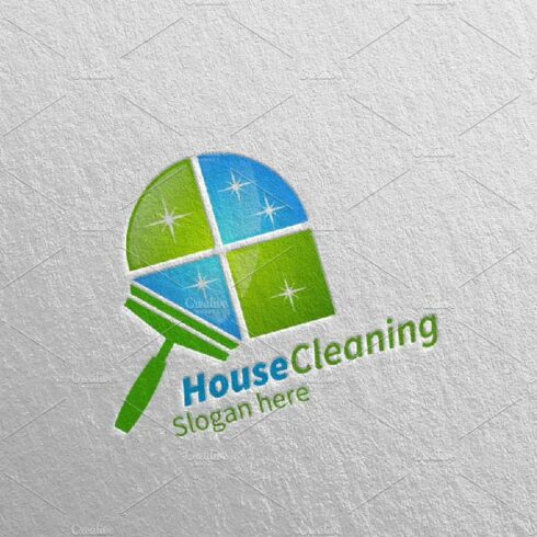 Cleaning Service Logo Design cover image.