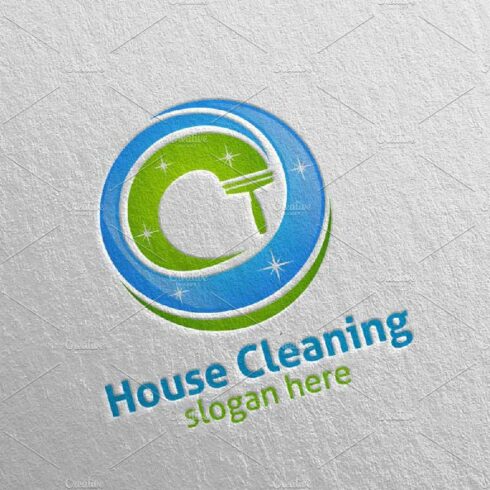 Cleaning Service Vector Logo Design cover image.