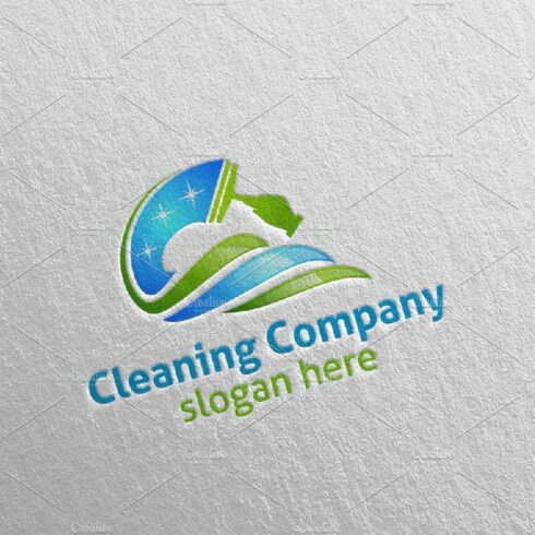 Cleaning Services Vector Logo Design cover image.