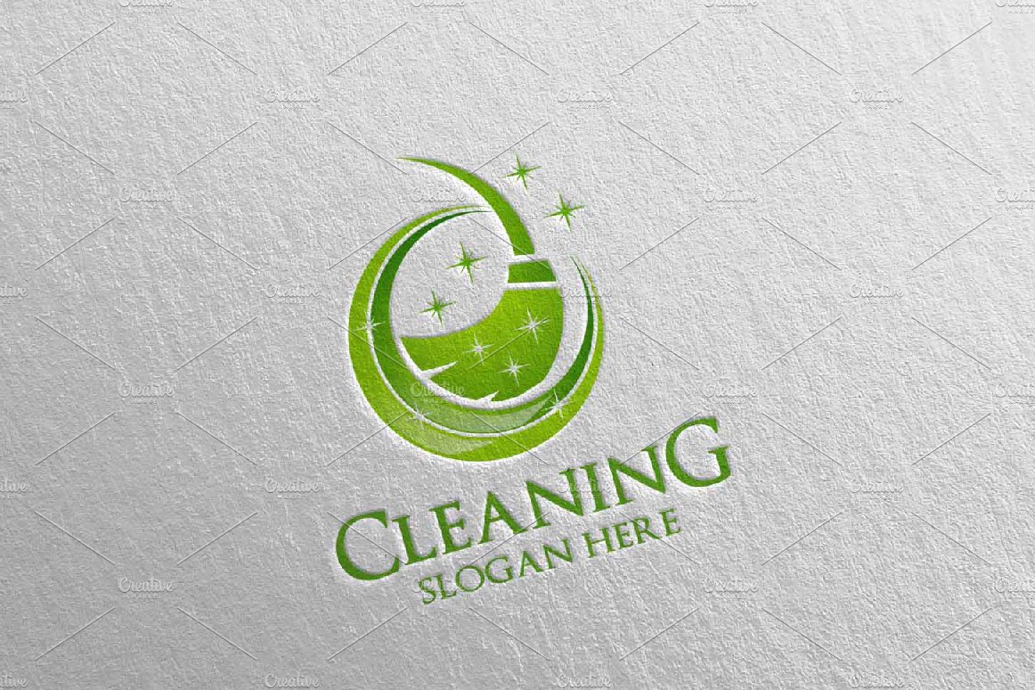 Cleaning Services Vector Logo preview image.