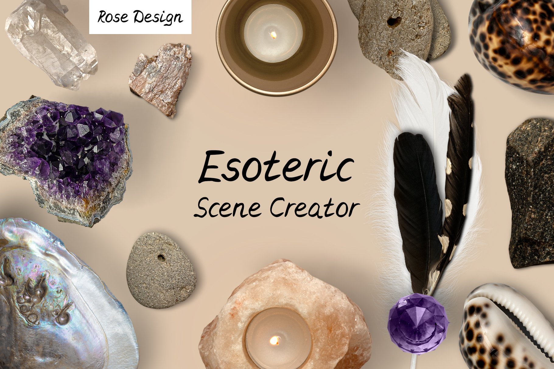 Mystic Esoteric Scene Creator Mockup cover image.