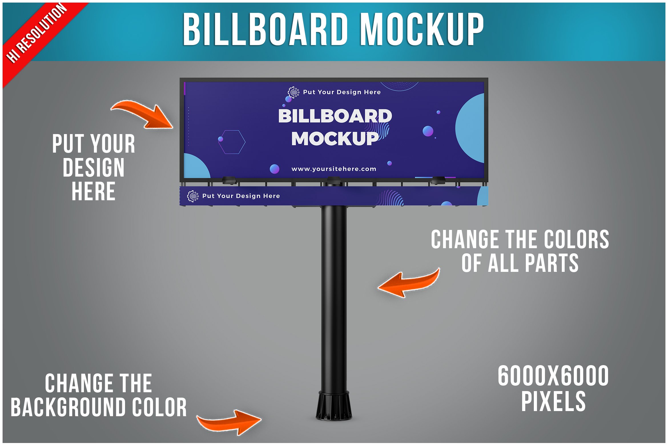 Billboard Mockup PSD cover image.