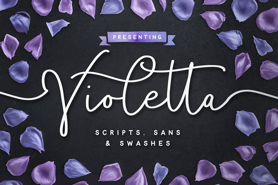 Violetta Font Pack cover image.