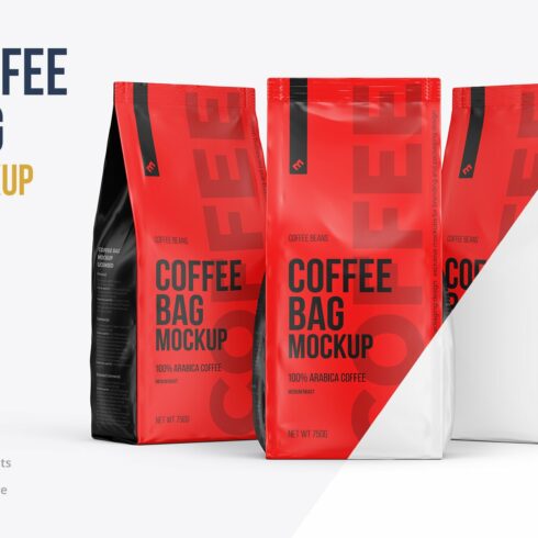 Coffee Bag, three Pouches one scene cover image.