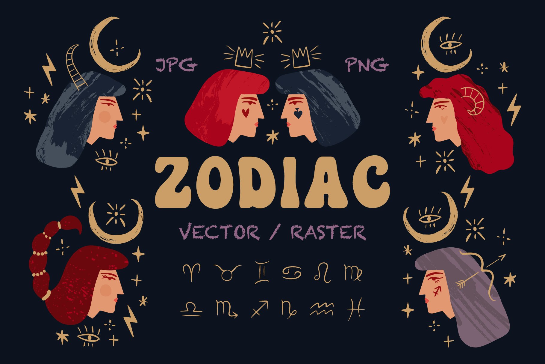 Zodiac Girls Bundle cover image.