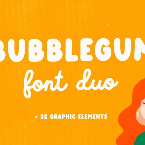 Bubblegum | Font duo cover image.