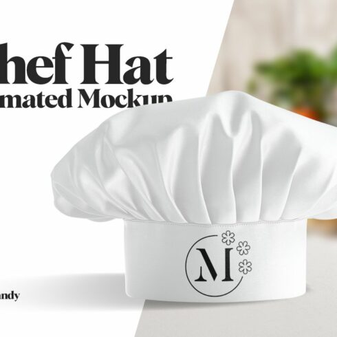 Chef Hat Animated Mockup cover image.