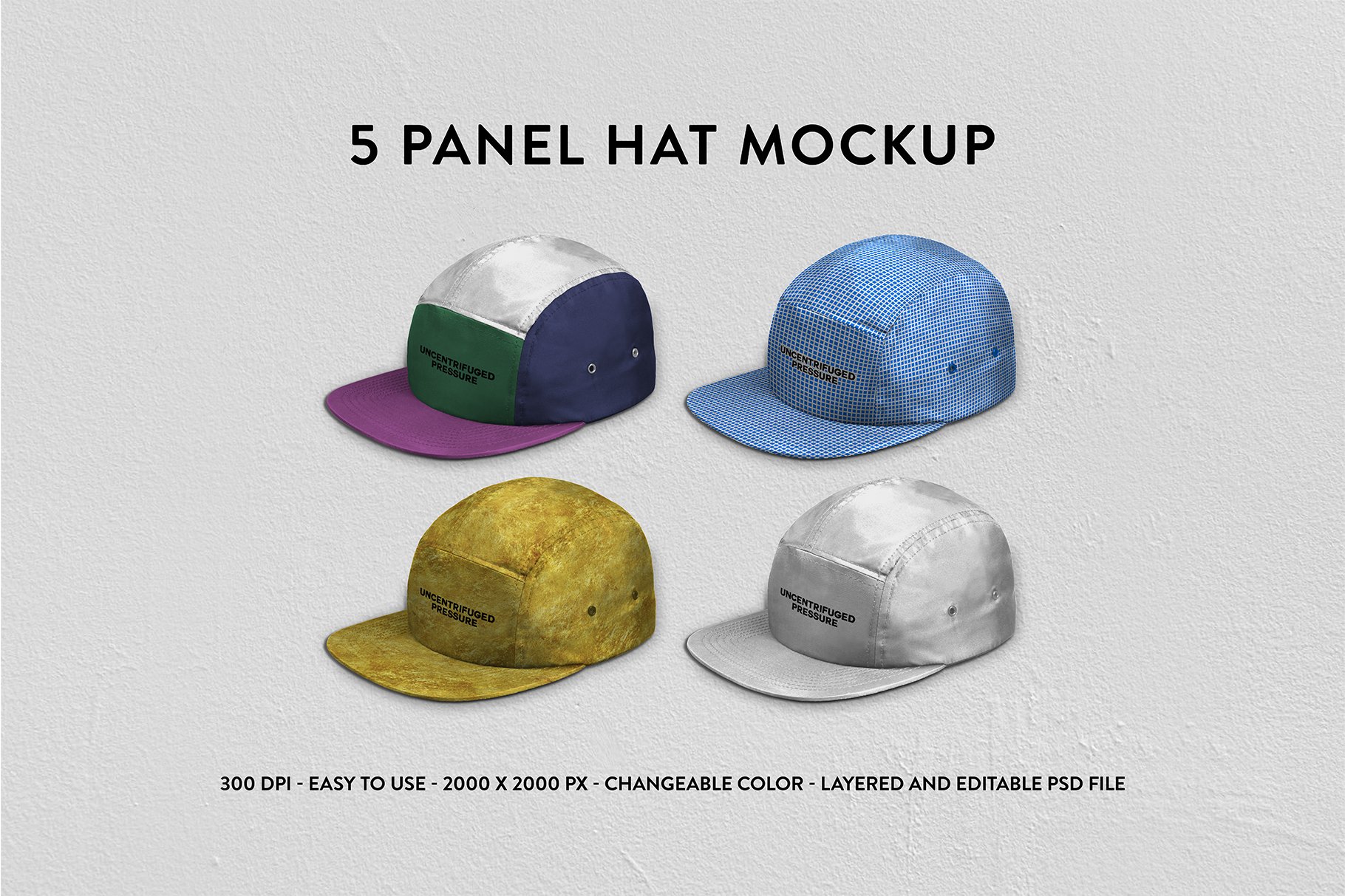 Five Panels Mockup cover image.