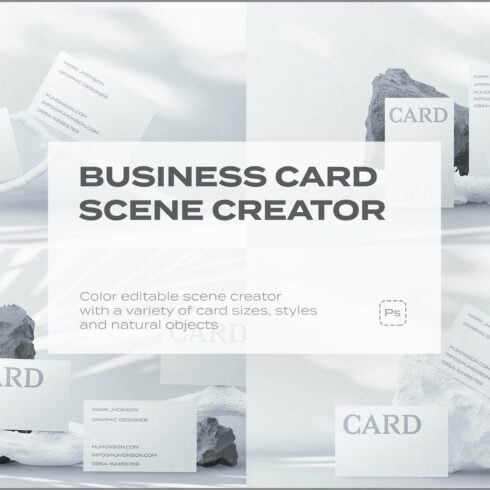 Minimal Business Card Scene Creator cover image.