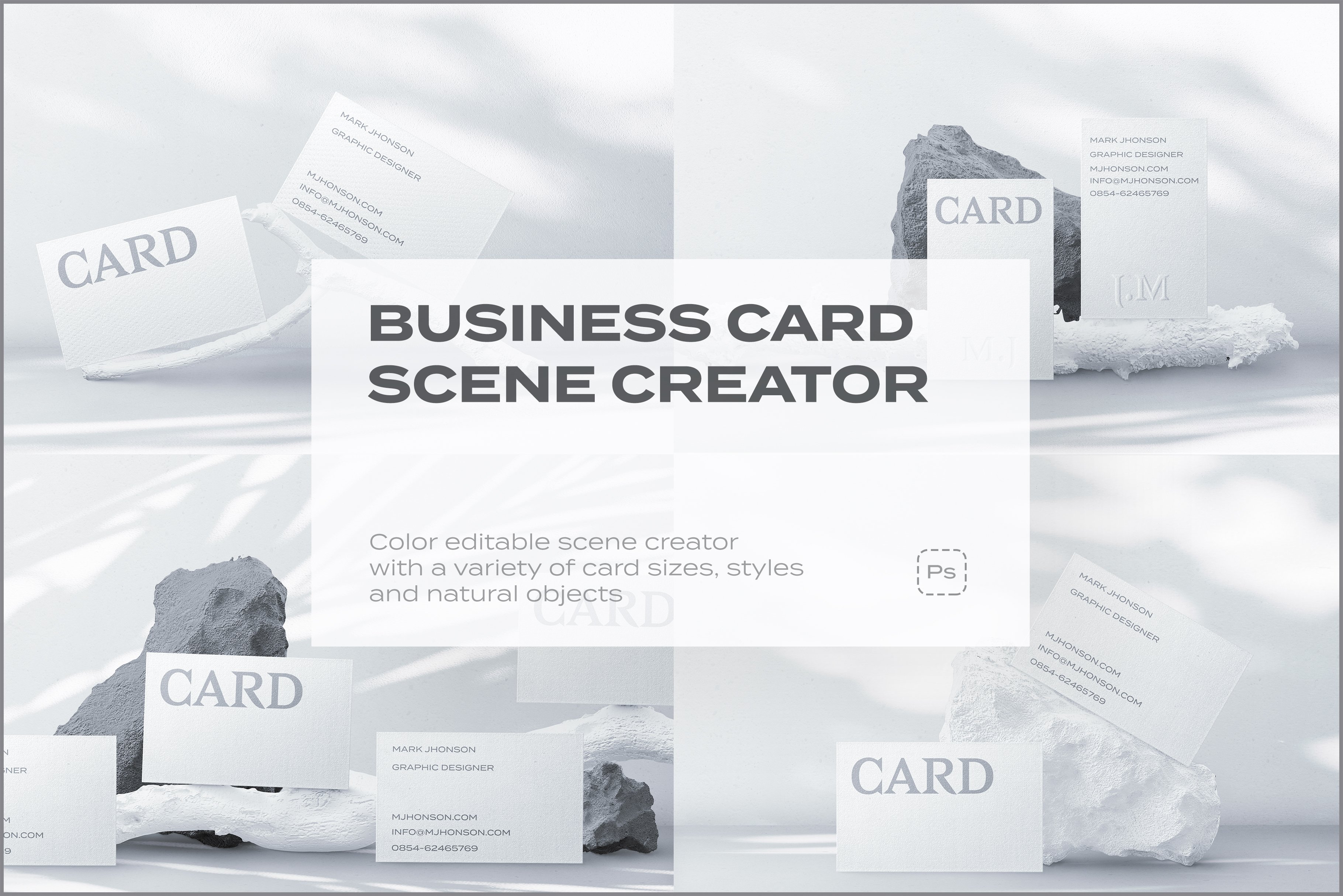 Minimal Business Card Scene Creator cover image.