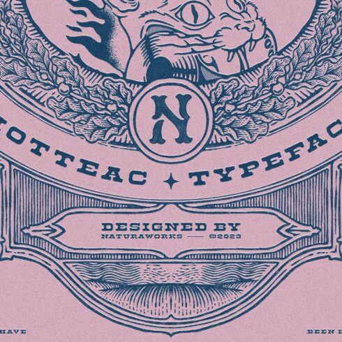 MOTTEAC DISPLAY TYPEFACE cover image.