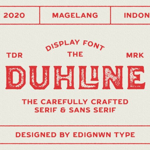 Duhline - Display Font cover image.