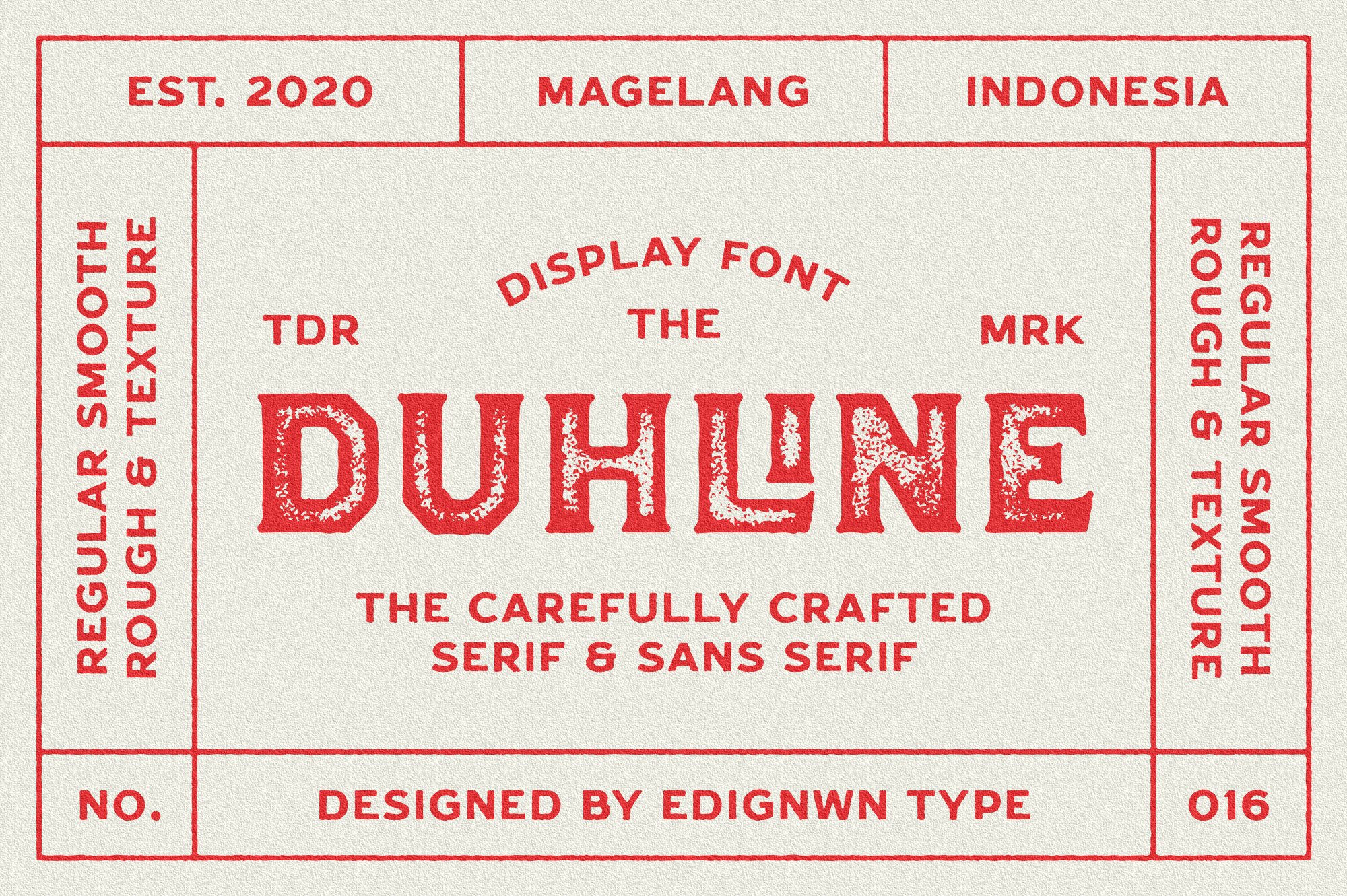 Duhline - Display Font cover image.