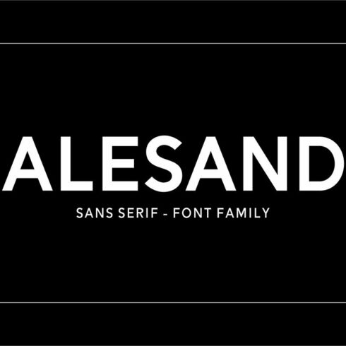 Alesand (7 Fonts) cover image.