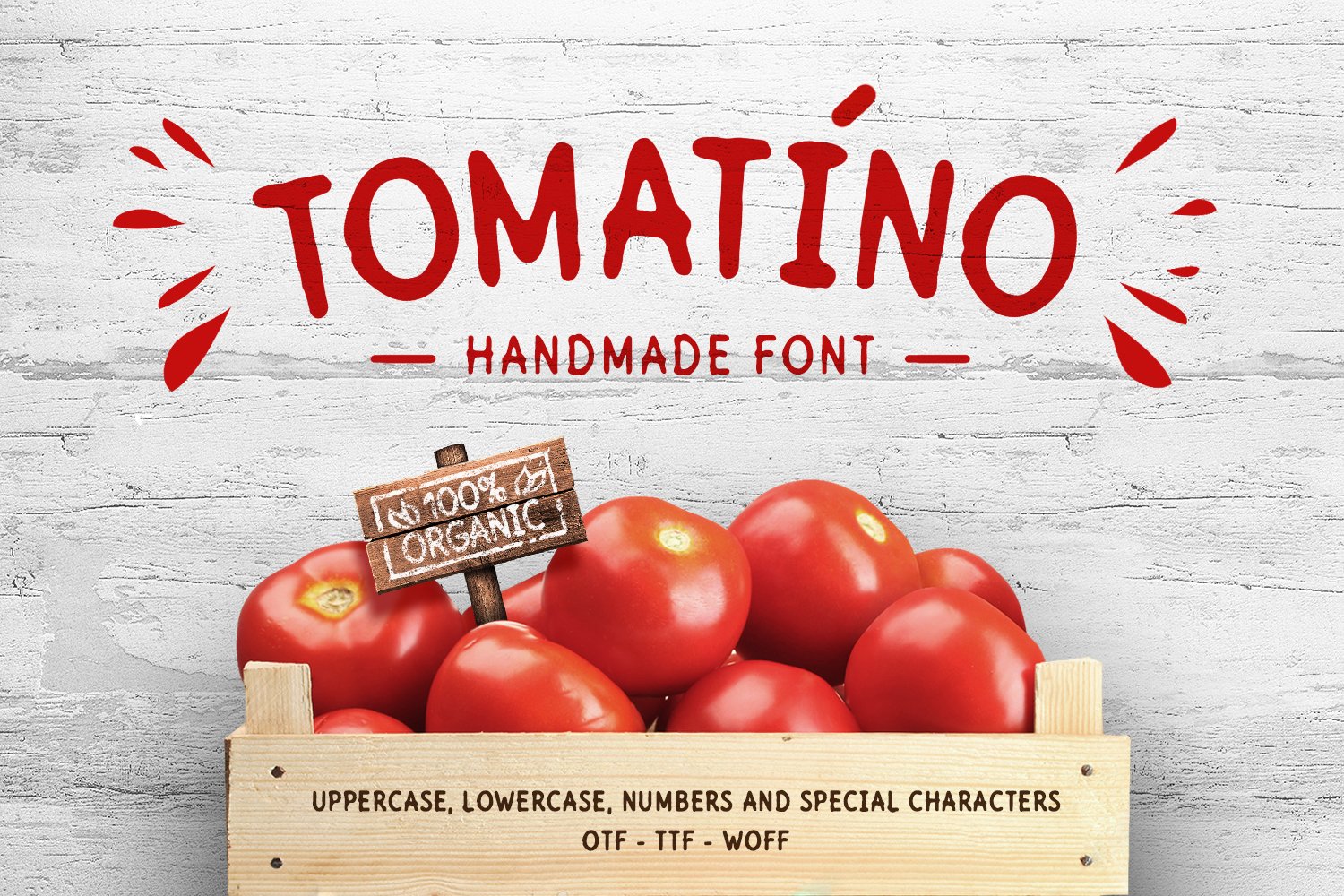 Tomatino. Handmade Sans Serif Font cover image.
