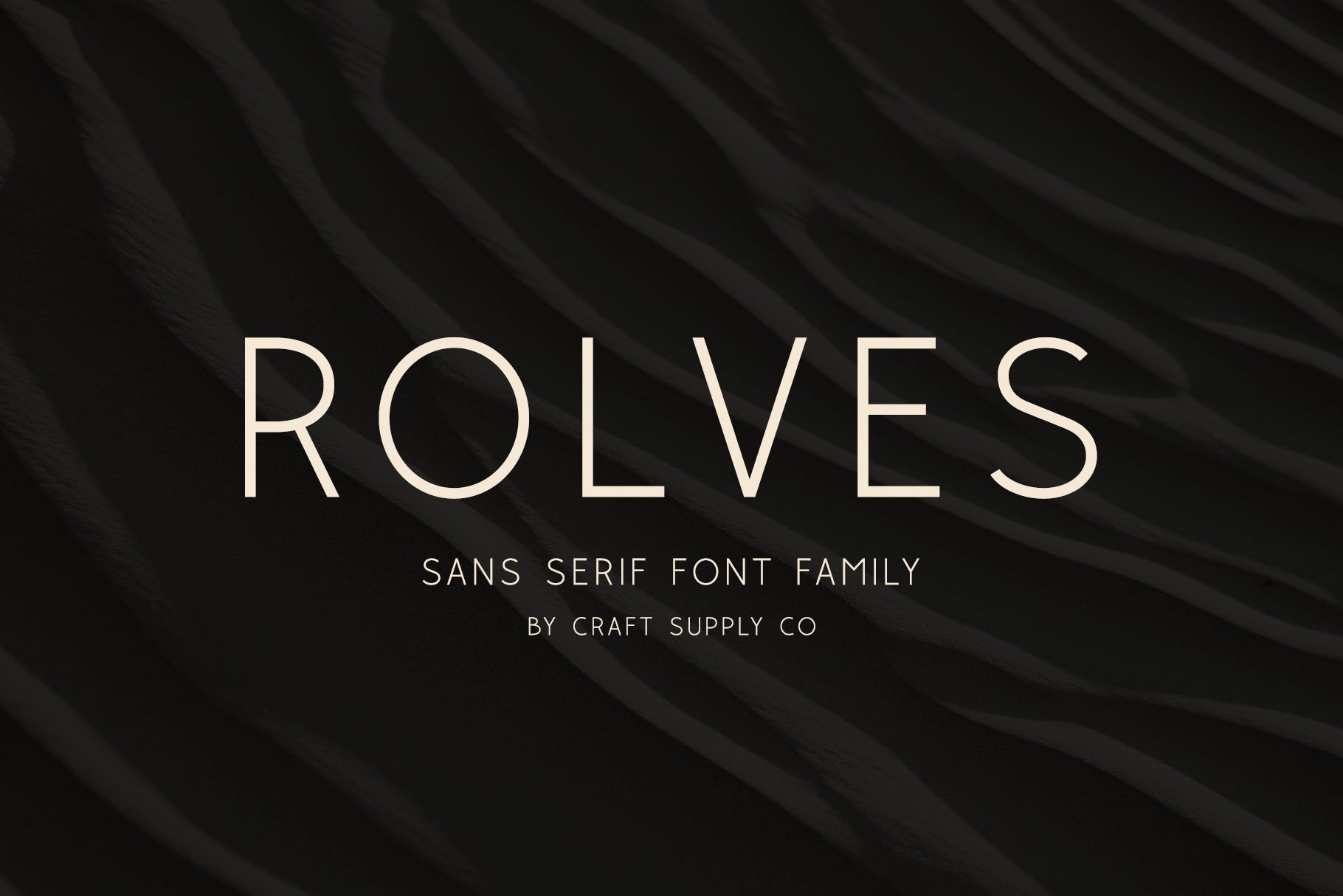 Rolves - Sans Serif Font Family cover image.