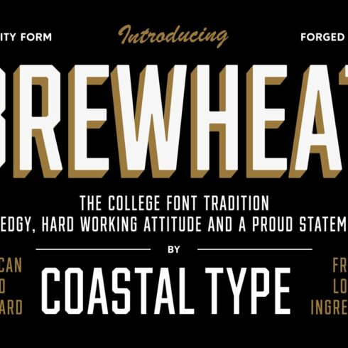 Brewheat | College Font Tradition cover image.