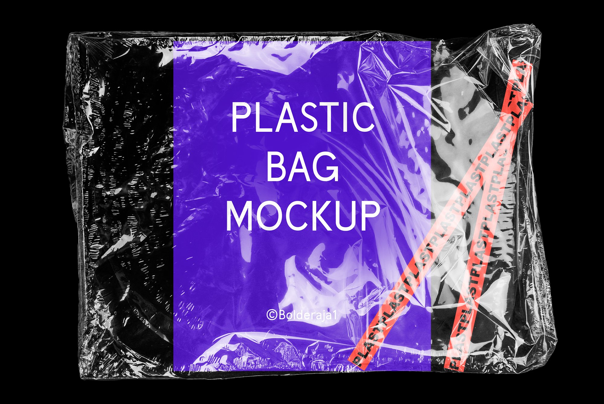 PLAST - Realistic Plastic Bag Mockup cover image.