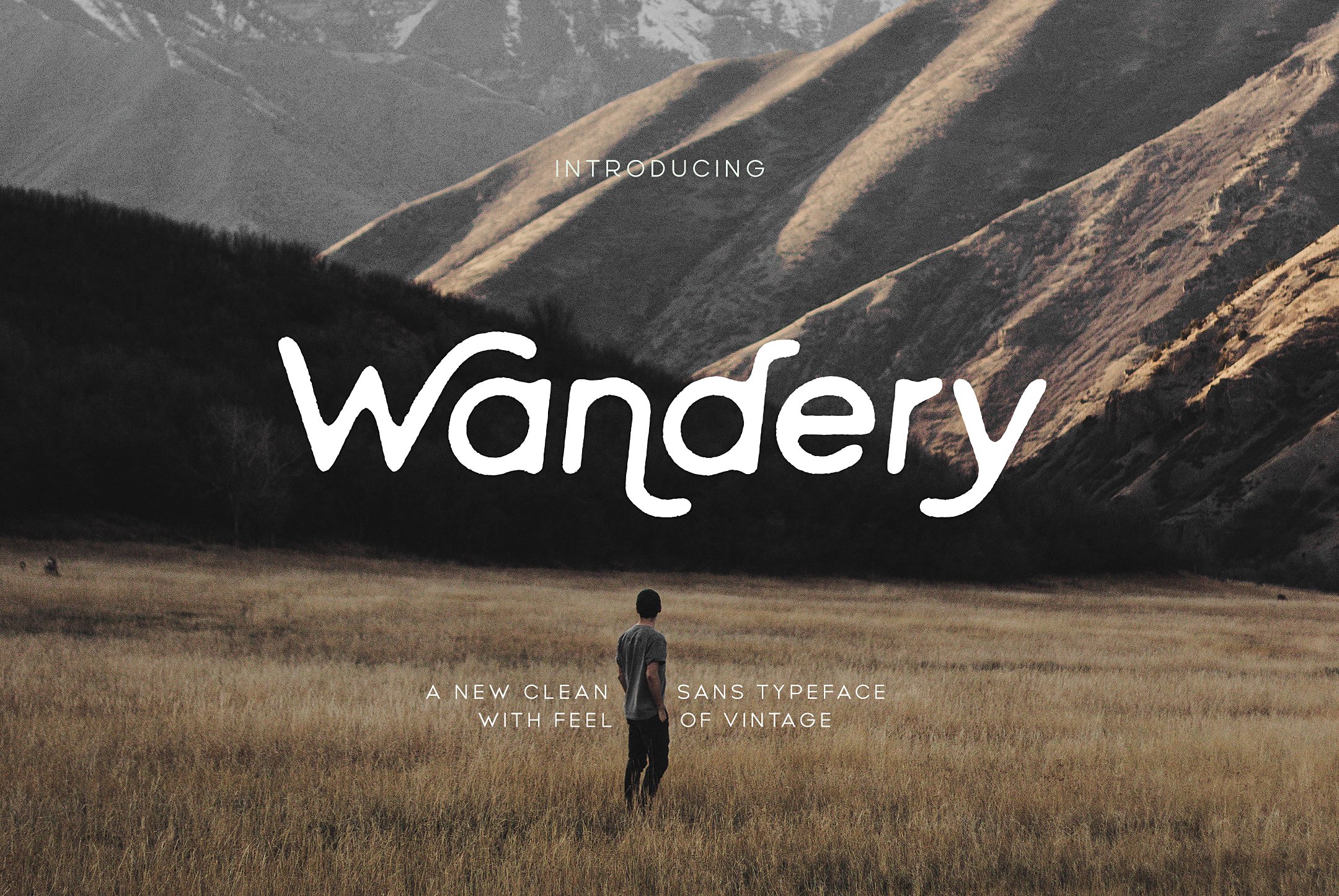 Wandery Modern x Vintage Typeface cover image.