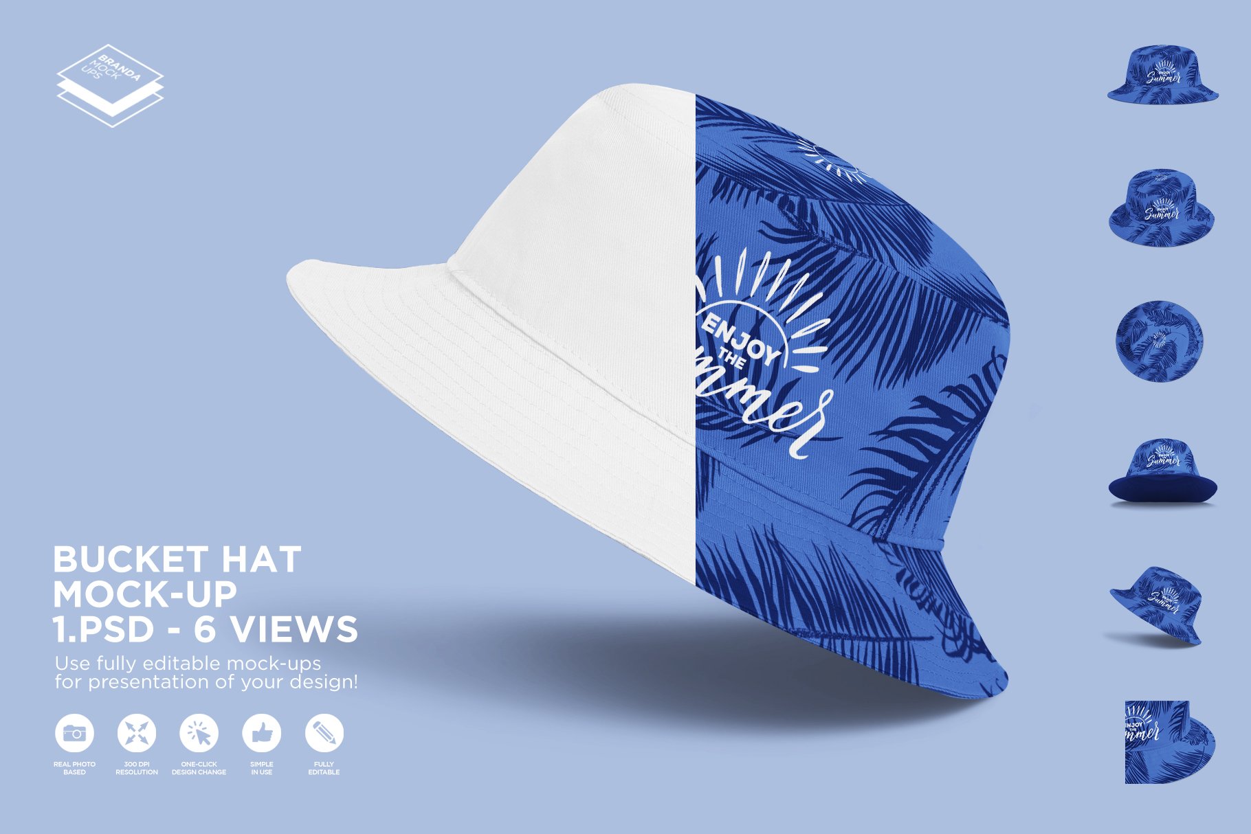 Bucket Hat Mock-up cover image.