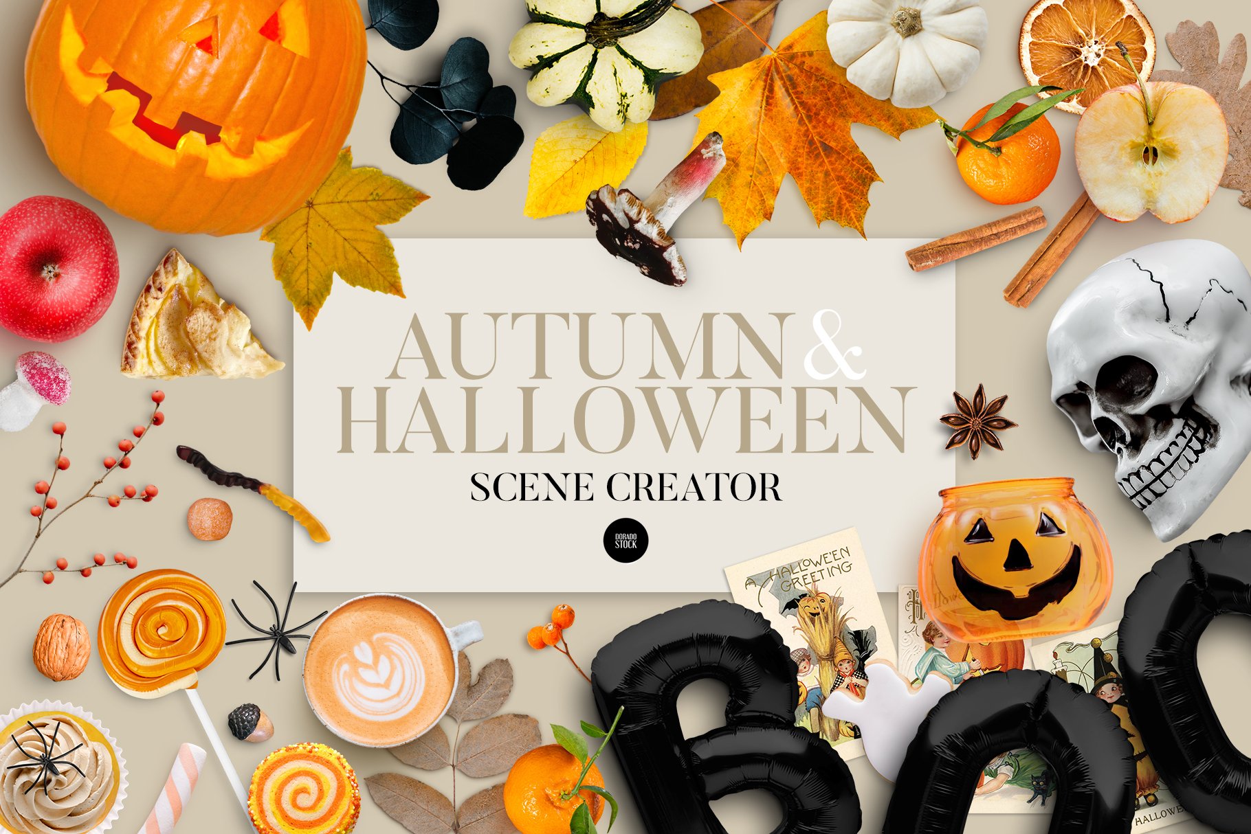 Autumn & Halloween Scene Creator cover image.