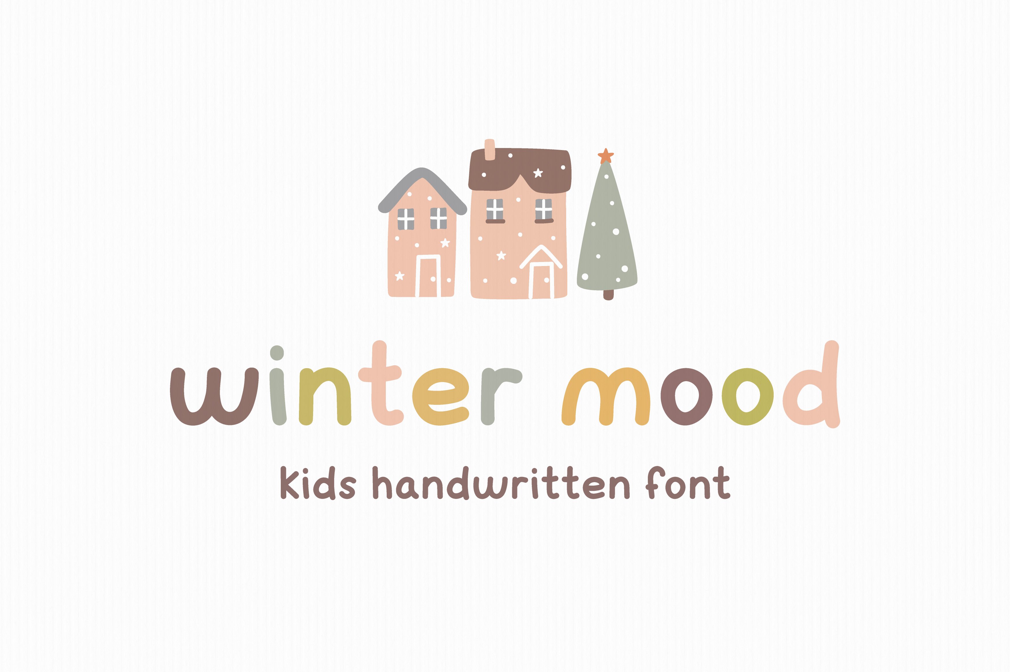 Winter mood | Kids font cover image.
