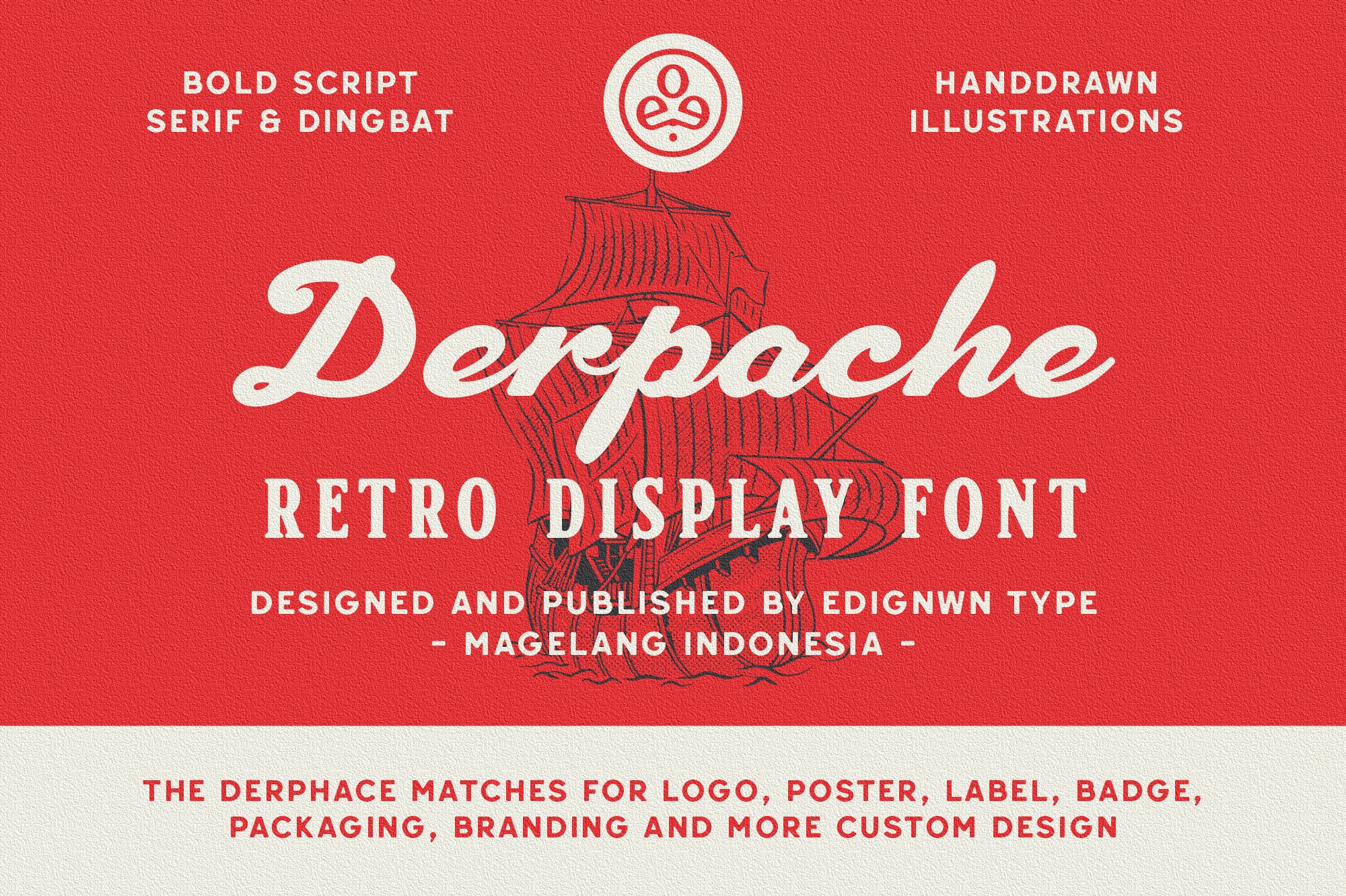 Derpache - Retro Display Font cover image.