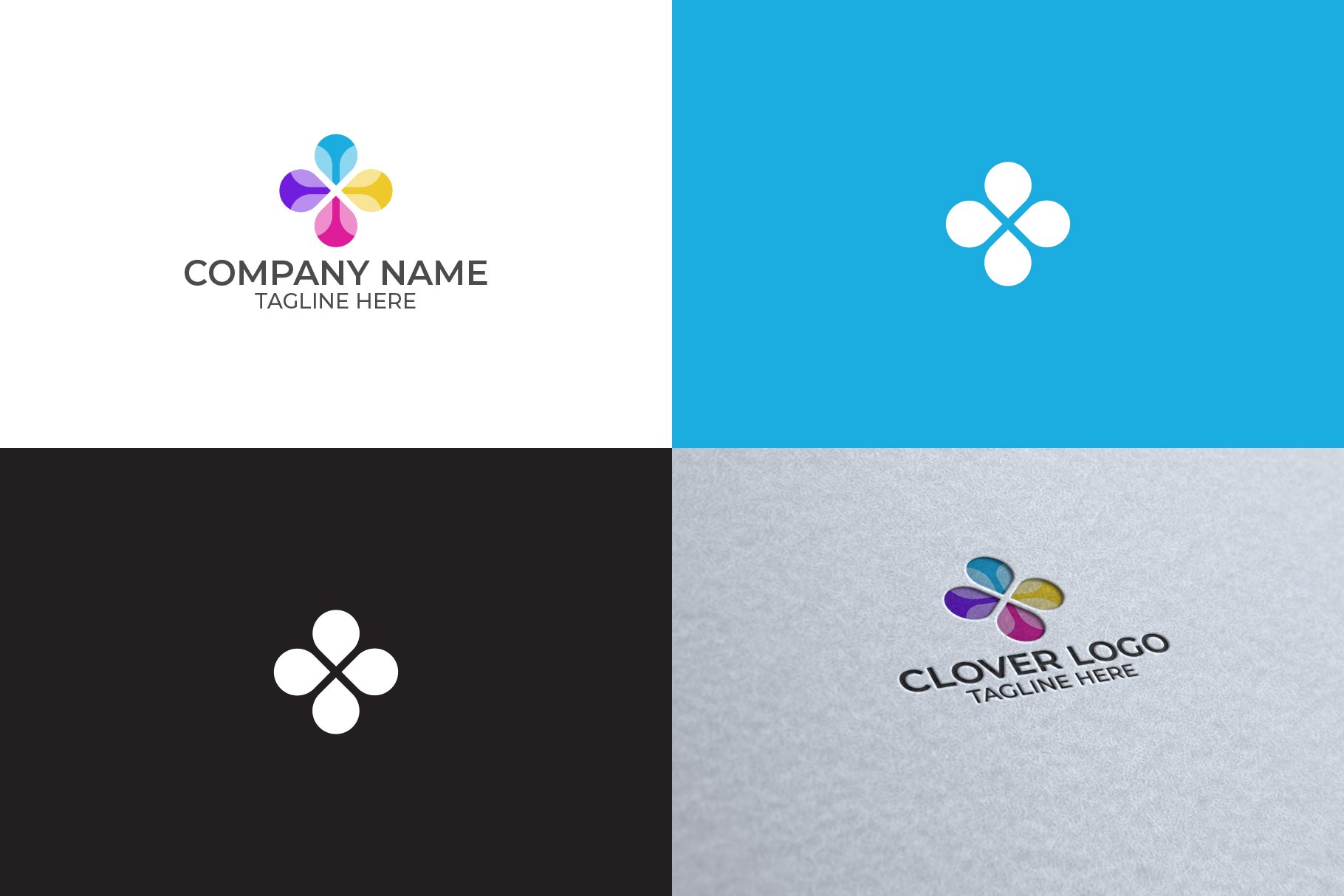 Clover Logo Design preview image.