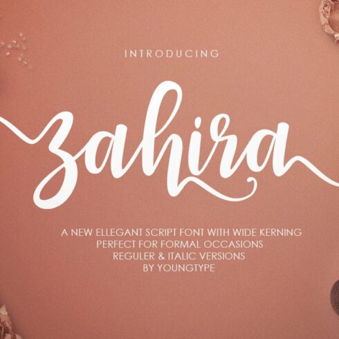 Zahira Script cover image.