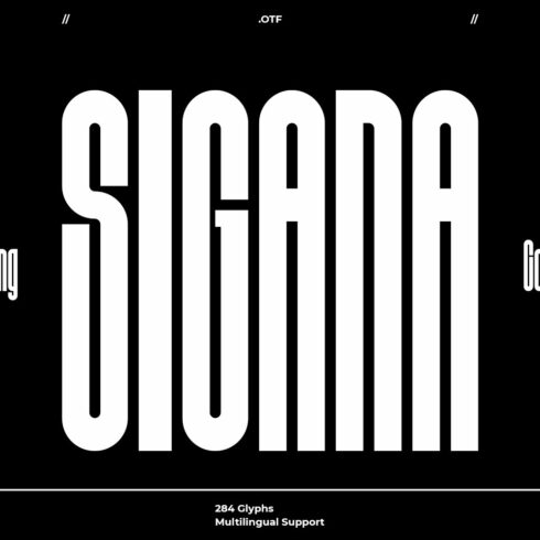 Sigana - Modern Display Font cover image.