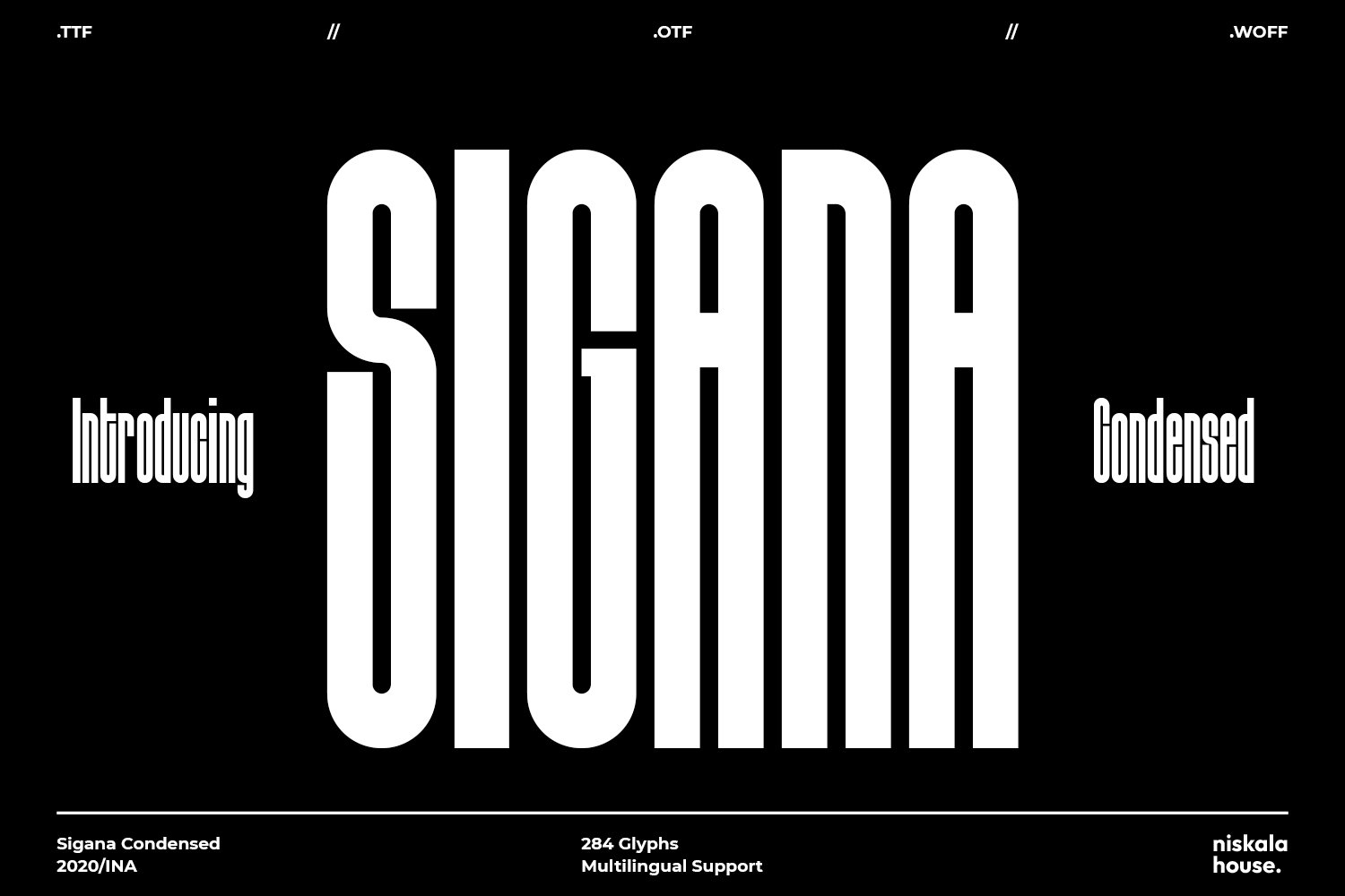 Sigana - Modern Display Font cover image.