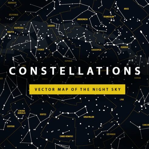 Night Sky with Constellations cover image.