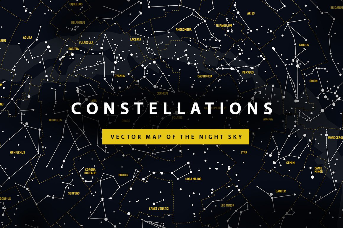 Night Sky with Constellations cover image.