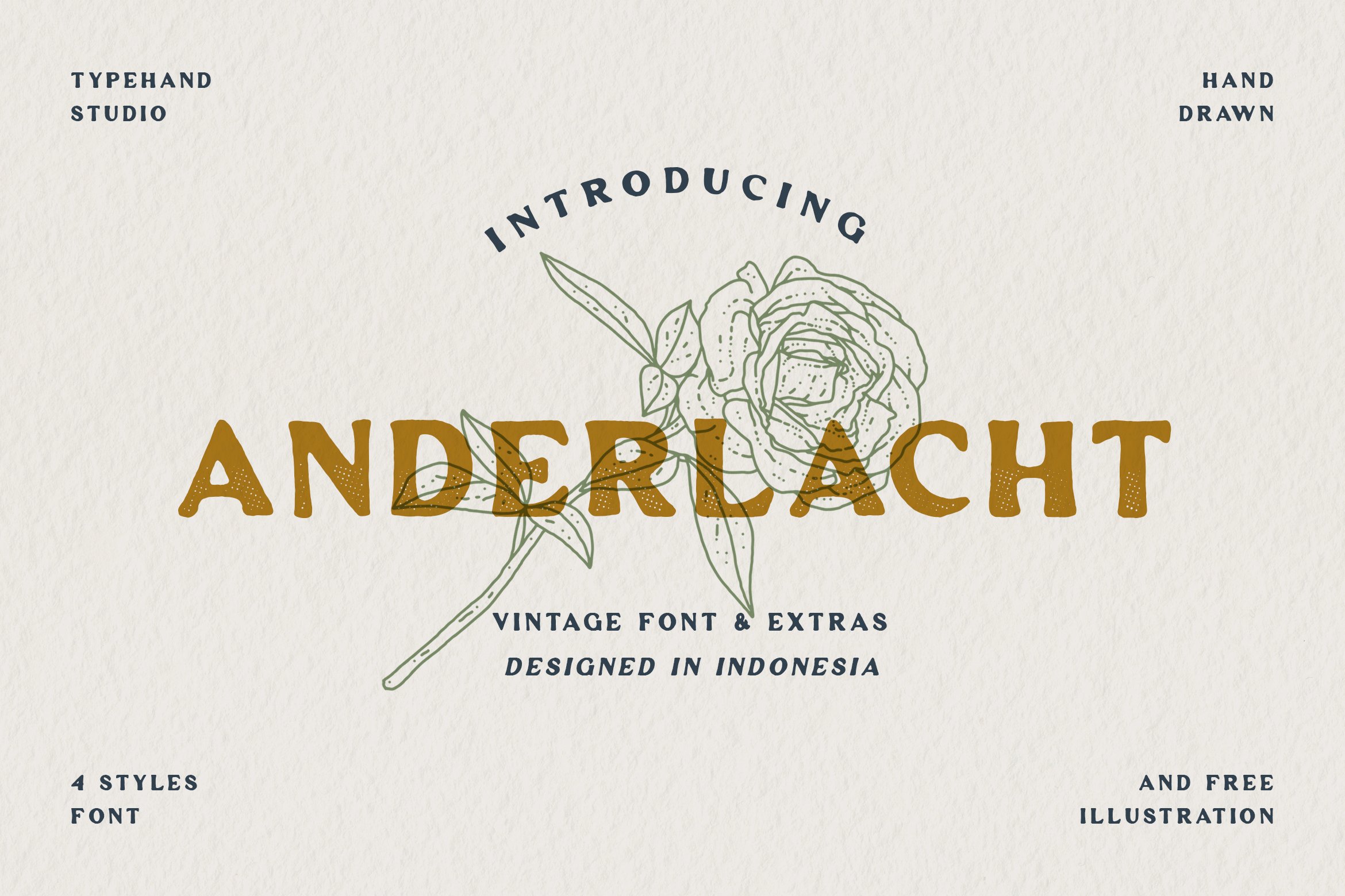 Anderlacht - Vintage Serif + Extras cover image.