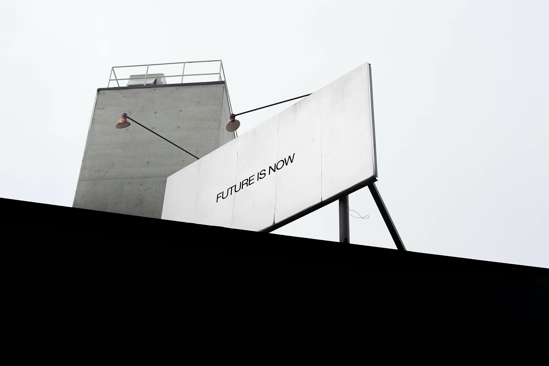 Rooftop Billboard Mockup preview image.