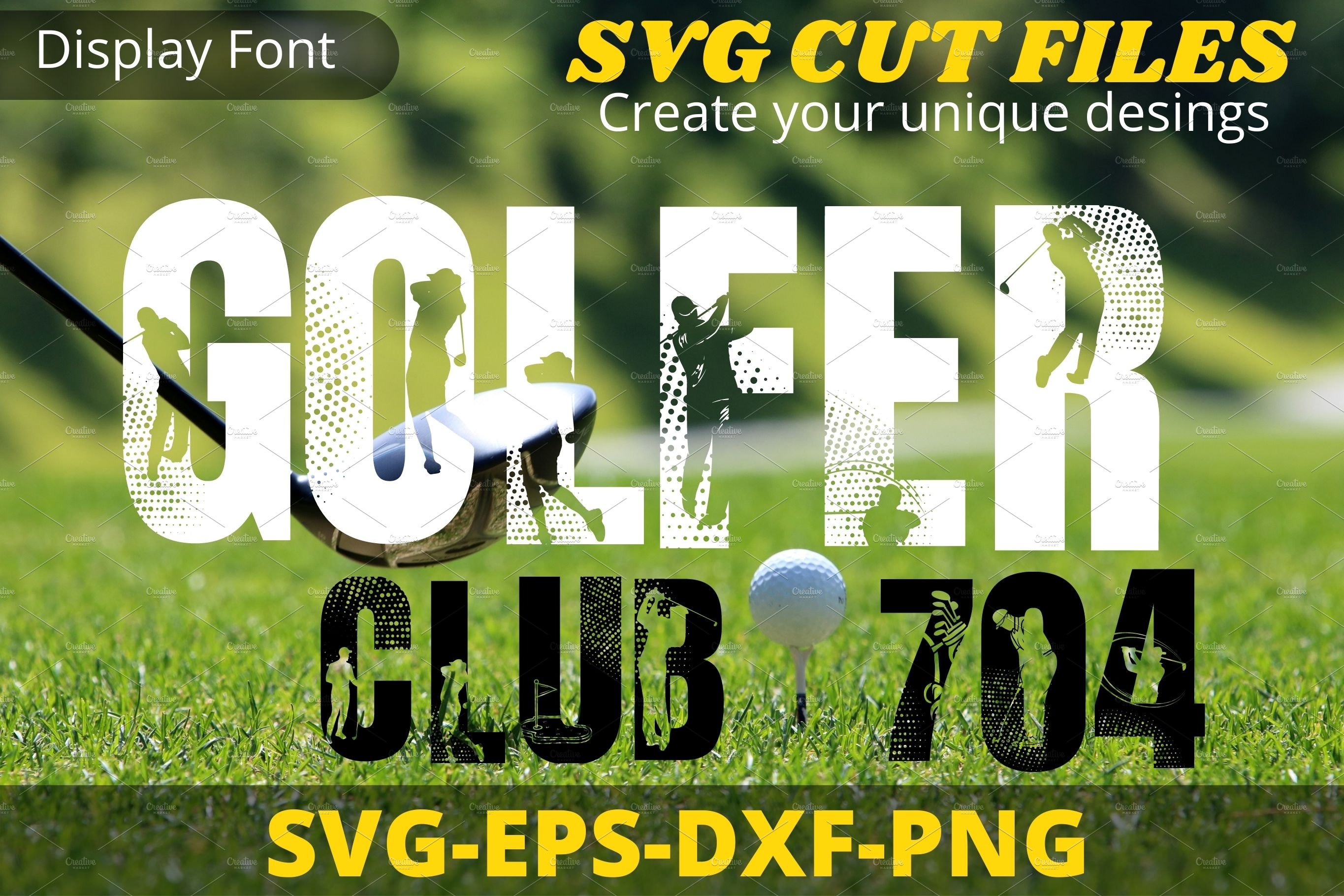 Golf, Golf Display font cover image.
